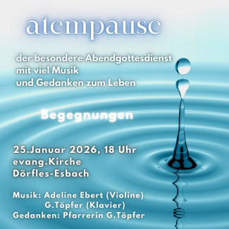 Atempause 25. Januar 2026